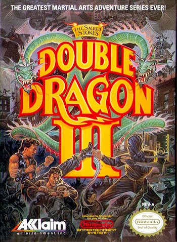双截龙3 box art