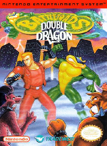 忍者蛙和双截龙 box art