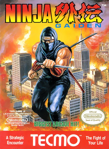 忍者龙剑传1 box art