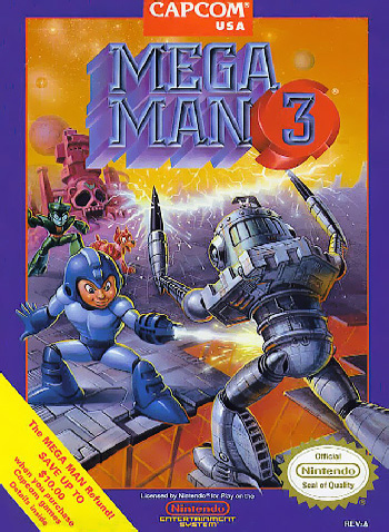 洛克人3 box art