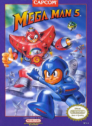 洛克人5 box art