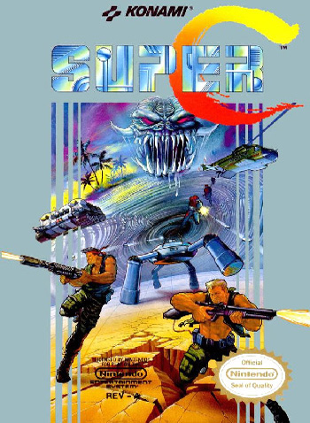 魂斗罗2 box art